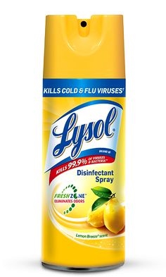 ¿Es peligroso el aerosol desinfectante Lysol?