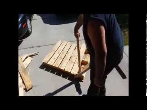 Como fazer um baralho com paletes de madeira
