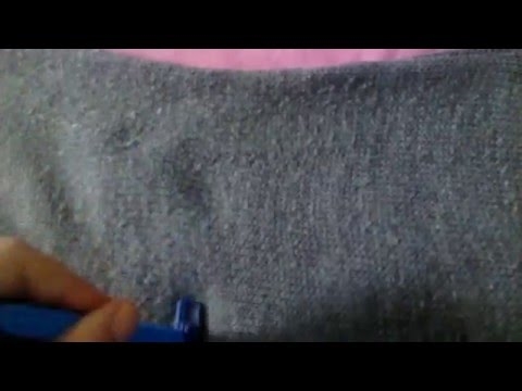 كيفية إزالة كرات الوبر على بطانية Microfleece