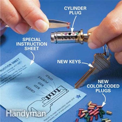 Como substituir uma chave perdida em uma porta de casa