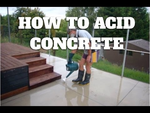 Como remover uma mancha de água do concreto