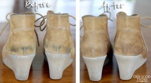 كيفية تنظيف الزيوت النباتية قبالة أحذية الجلد المدبوغ