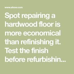 Як відновити зношені плями на готових підлогах з деревини