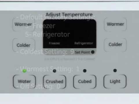 כיצד להתאים את הטמפרטורה במקרר ומקפיא נקודה