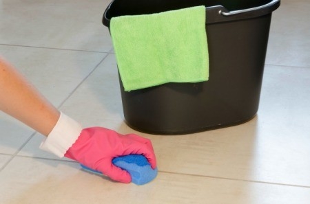 비닐 바닥에서 곰팡이를 제거하는 방법