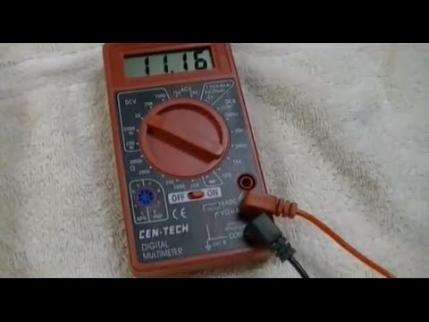 Einrichten oder Verwenden eines Cen-Tech-Multimeters für die Arbeit an einem Trockner