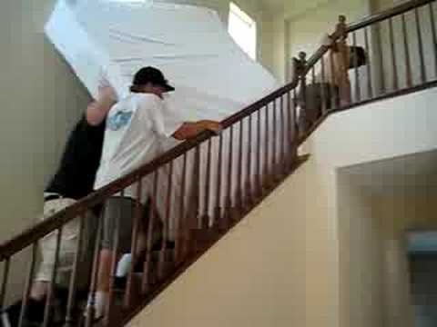 Flytte en madras ovenpå