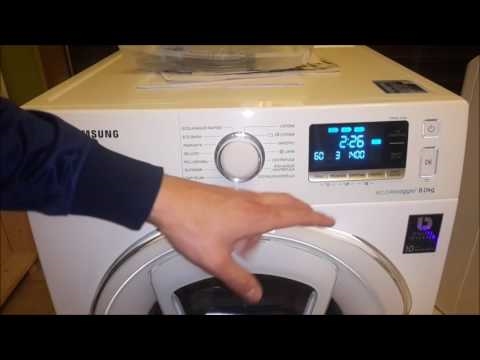 Errori della lavatrice Samsung