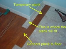 Kā sagriezt lamināta grīdu, kas jau ir uzstādīta