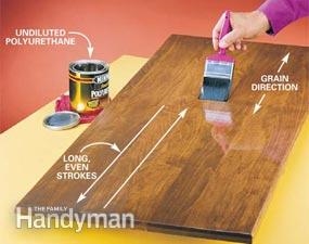 Ako dokončiť drevo s moridlom a polyuretánovou povrchovou úpravou
