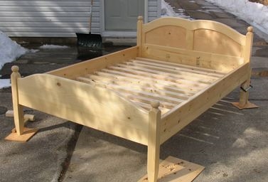 Как построить деревянные перила кровати