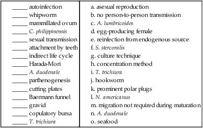 Cum să identifice nematode masculine și feminine