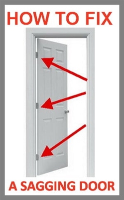 Cómo arreglar una puerta desalineada