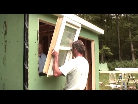 Cum se instalează o fereastră într-o ușă metalică