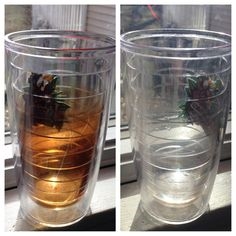 Ako odstrániť škvrny od čaju z plastových pohárov