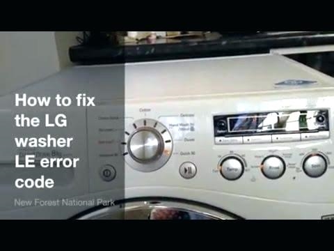 Coduri de eroare LG Dryer