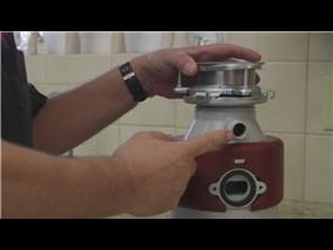 Как снять заглушку посудомоечной машины на InSinkErator