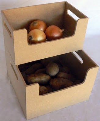 Как собрать мусорную корзину с картофелем и луком