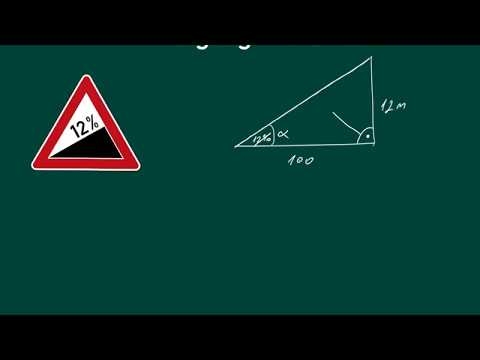 So berechnen Sie eine 1/2-Prozent-Steigung