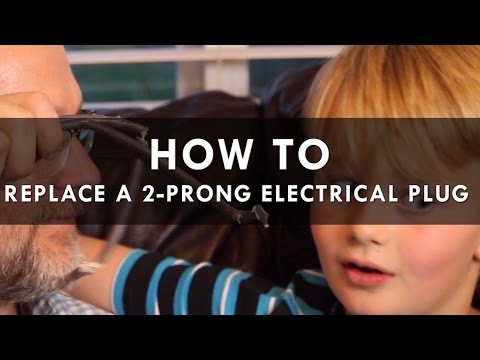 Cum se schimbă o priză electrică cu 2 prong la una cu 3 pronguri