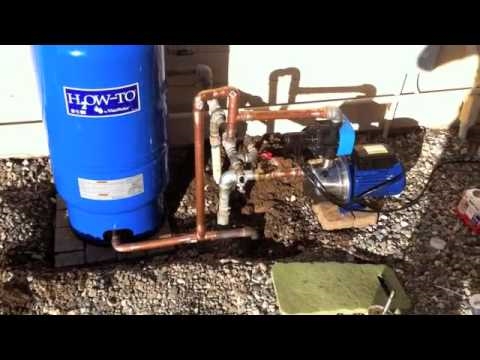 Kako namestiti rezervoar za tlačni vodnjak