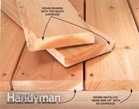 Spasi yang betul untuk Deck Plank Cedar