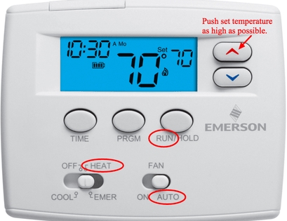 Kako provjeriti dolazi li struja do mog termostata?