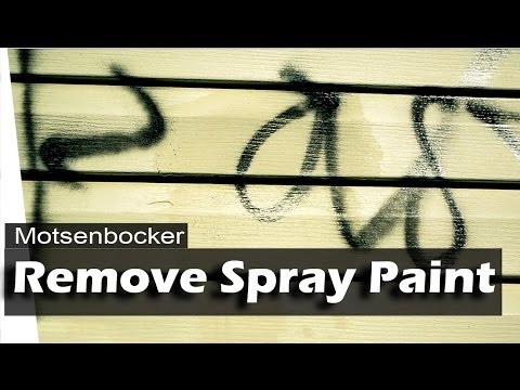 Cómo quitar la pintura en aerosol del revestimiento de vinilo
