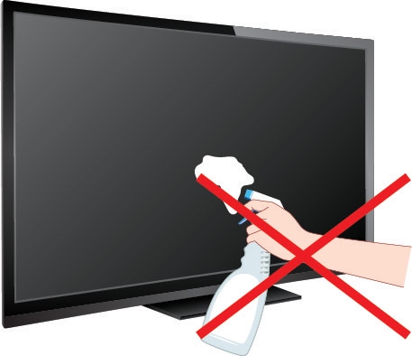 LCD TV 화면 내부의 먼지를 청소하는 방법