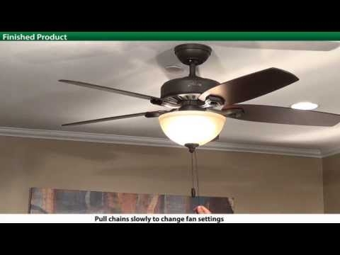 Как заменить потолочный вентилятор вниз