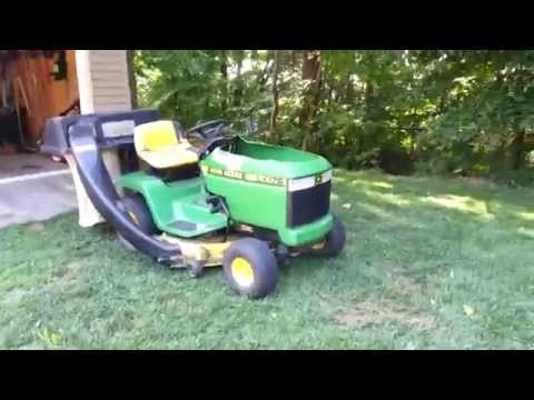 Kaip paleisti John Deere vejos traktorių