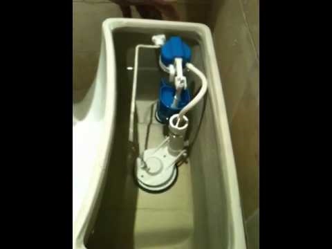 AquaSource 화장실에서 수위를 조절하는 방법