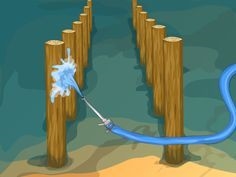 Cómo instalar postes en el agua para un muelle o muelle
