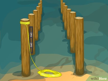 Cum se instalează posturile în apă pentru un dig sau dig