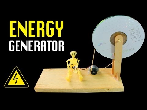Sådan bygges en generator ved hjælp af en elektrisk motor