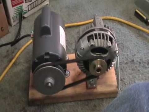 Comment construire un générateur à l'aide d'un moteur électrique