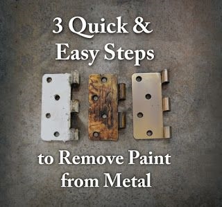 Cómo quitar la pintura del metal