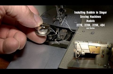 Cómo instalar un estuche de bobina en una máquina de coser Singer