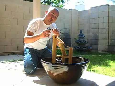 Cómo construir una fuente japonesa Shishi Odoshi