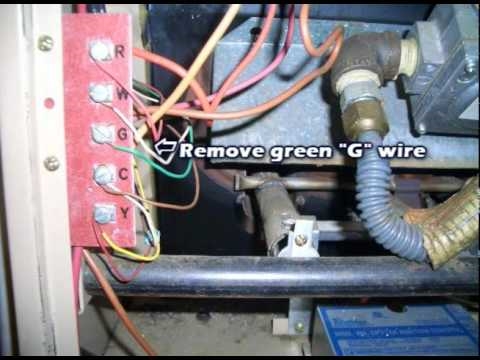 Verdrahtung eines AC-Elektromotors