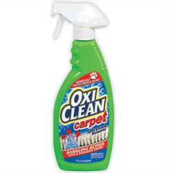 Uso de OxiClean al limpiar alfombras con vapor