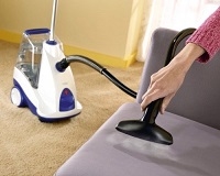 OxiClean gebruiken bij het reinigen van tapijten met stoom