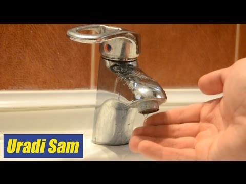 Cum să dezasamblați un mâner de robinet pentru a repara un mâner apăsător