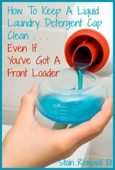 액체 세탁 세제를 청소하는 방법
