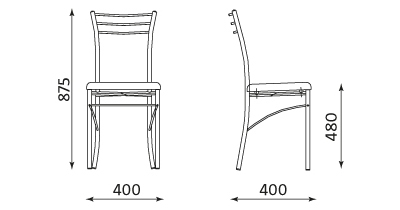 Standardowa wysokość dla krzesła do jadalni