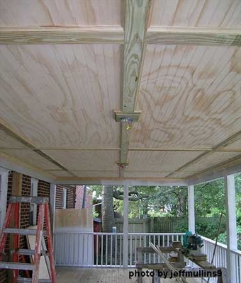 Matériaux à utiliser pour un plafond de porche