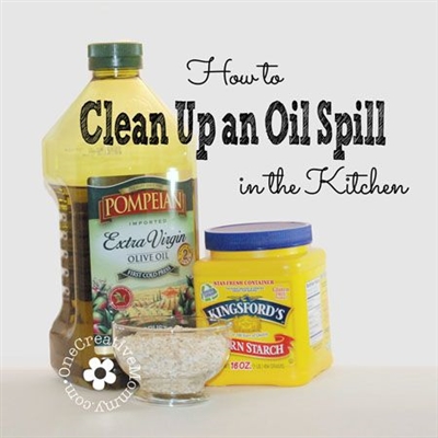 Comment nettoyer les déversements d'huile végétale