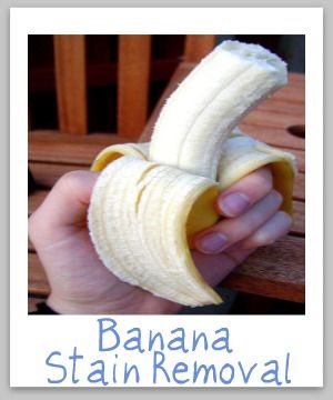 Kā noņemt banānu koku traipus no apģērba