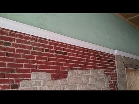 So installieren Sie Brick Moulding
