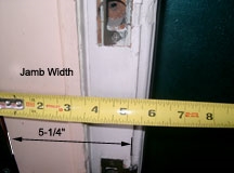 Hvordan måle en dørjambbredde